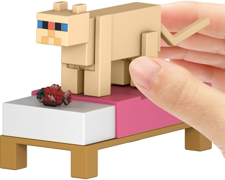 Zestaw figurek Minecraft Biome Builds Persian Cat 8 cm JCN30 (194735273560) - obraz 6