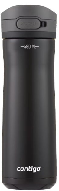 Butelka na wodę Contigo Jackson 2.0 Chill Licorice czarna 590 ml (840276163647) - obraz 1