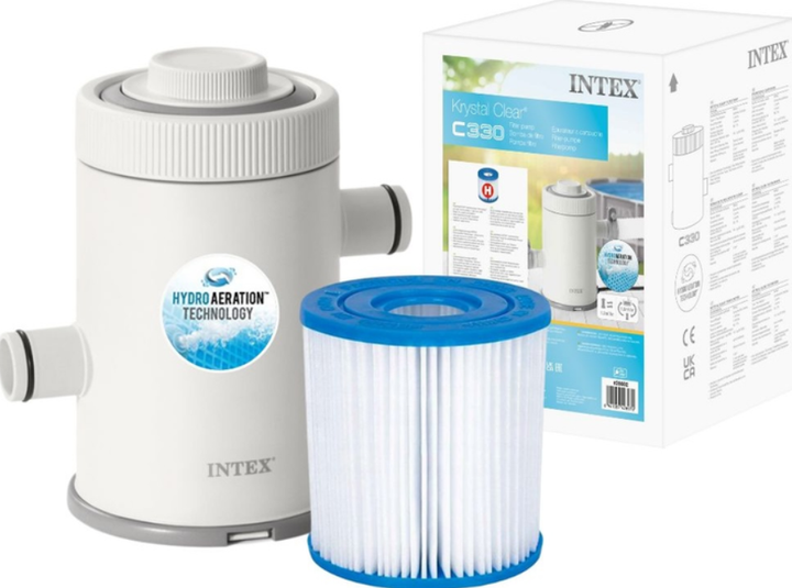 Картриджний фільтр-насос для басейну Intex 1250 л/год, з картриджем типу H, для басейнів до 5000 л (IND-26602) - зображення 10