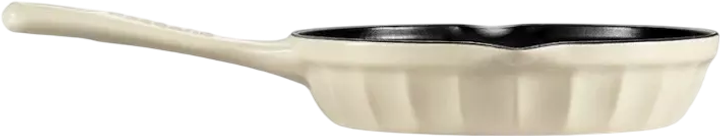 Patelnia Buydeem żeliwna emaliowana Oat White 21 cm (6950386615326) - obraz 3