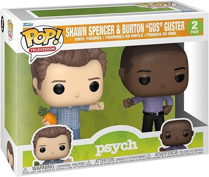 Figurka Funko pop! Television: Psych Shawn & Gus 2 Pack 10 cm (83972) (889698839723) - obraz 1