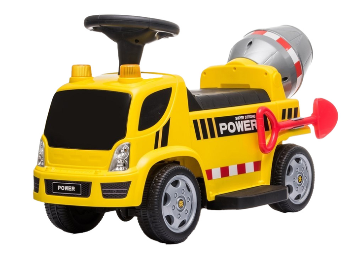 Автомобіль електричний для дітей Lean Cars Super Strong Power Бетонозмішувач Жовтий (5904204752060) - зображення 1