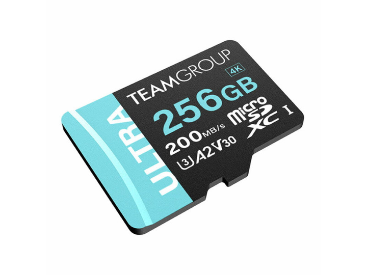 Карта пам'яті Team 256 GB MicroSDXC Ultra UHS-I U3 Class 10 + SD-адаптер (TULMSDX256GIA2V3022503) - изображение 2
