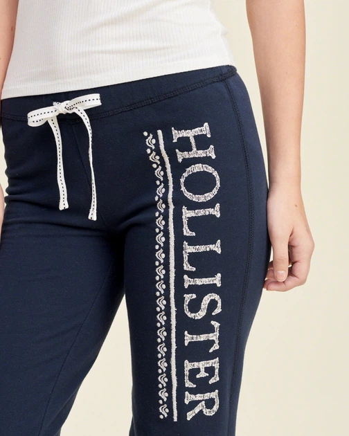Спортивные штаны - женские спортивные штаны Hollister HC6434W XS Темно-синий - Фото 3 Спортивные штаны - женские спортивные штаны Hollister HC6434W XS Темно-синий - изображение 3