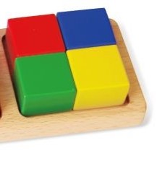 Дерев'яні кубики математичні Viga Дроби 58647 (6934510586478) - зображення 2