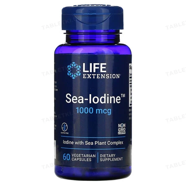 Sea-Iodine™, йод, 1000 мкг, 60 вегетаріанських капсул