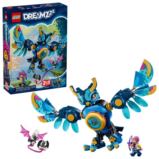 Конструктор LEGO DREAMZzz Сова часу Зої 359 елементів (71494) - зображення 1