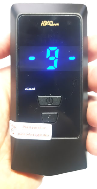 Алкотестер цифровой iBACheck + 8 мундштуков + аккумулятор + USB (AAT088) - изображение 3