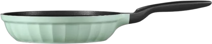 Patelnia Buydeem aluminiowa z szklaną pokrywką Cozy Greenish 28 cm (6950386617245) - obraz 2