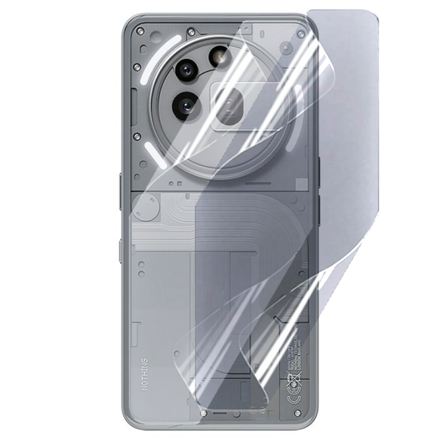 Противоударная гидрогелевая пленка Hydrogel Film для Nothing Phone (3a) Pro на заднюю панель, Transparent - Фото 1 Противоударная гидрогелевая пленка Hydrogel Film для Nothing Phone (3a) Pro на заднюю панель, Transparent - изображение 1