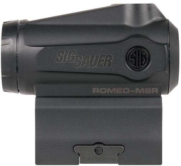 Коллиматорный прицел Sig Sauer Romeo-MSR Gen II красная точка 2 MOA, IPX7, 1 х CR2032, до 35 000 часов, 1х, Black (SorMSR101) - изображение 3