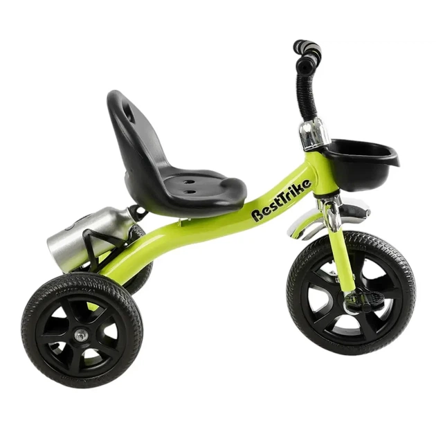 Трехколесный велосипед детский с корзиной и бутылочкой Best Trike Зеленый - изображение 2