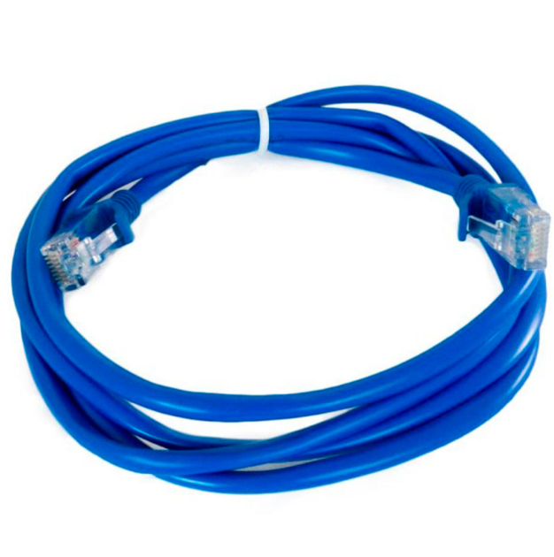 Кабель для интернета UKC LAN 1m Blue - Фото 2 Кабель для интернета UKC LAN 1m Blue - изображение 2