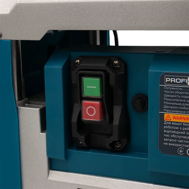 Мощный электрический рейсмусовый станок для дерева PROFI-TEC PTP330 : 1600 Вт (006973) - Фото 6 Мощный электрический рейсмусовый станок для дерева PROFI-TEC PTP330 : 1600 Вт (006973) - изображение 6