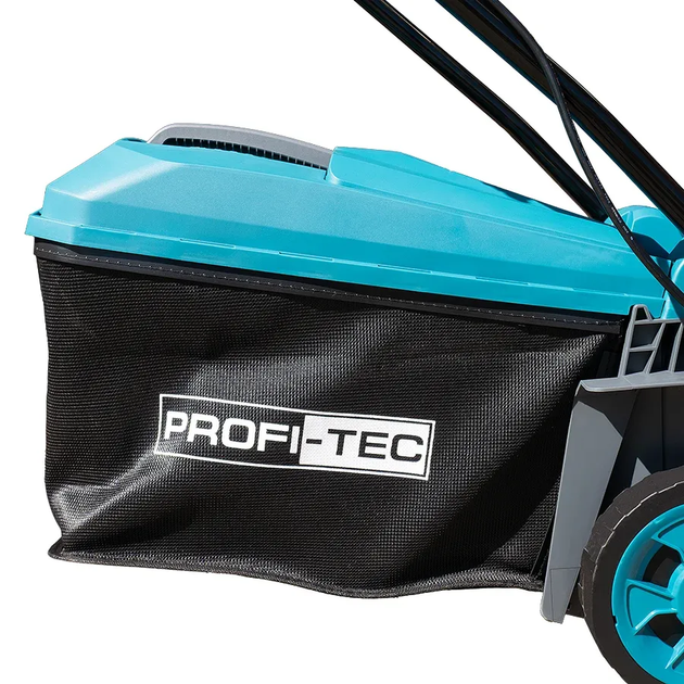 Профессиональная газонокосилка аккумуляторная PROFI-TEC EcoCut 43 Lite: с АКБ 2шт-20V 4 Ач, скошивание 430 мм (007366) - Фото 8 Профессиональная газонокосилка аккумуляторная PROFI-TEC EcoCut 43 Lite: с АКБ 2шт-20V 4 Ач, скошивание 430 мм (007366) - изображение 8