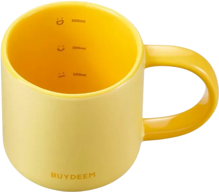 Kubek Buydeem keramiczny Mellow Yellow 300 ml (6950386612714) - obraz 2