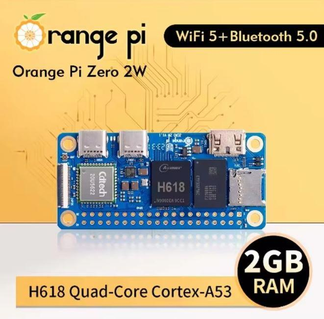 Миникомпьютер Orange Pi Zero 2W 2 GB - изображение 1
