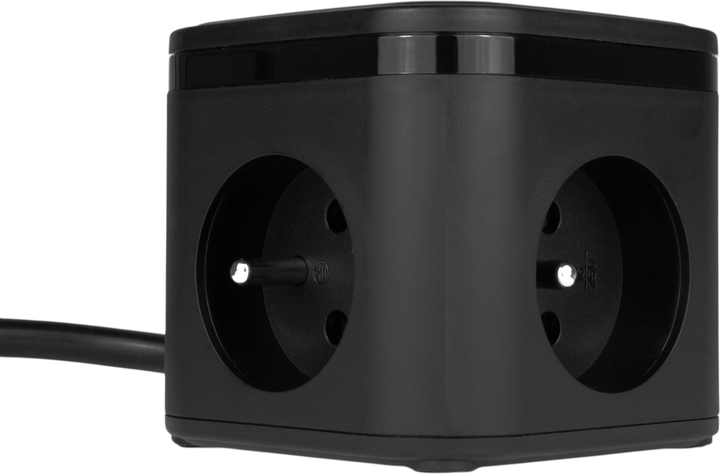 Przedłużacz Huslog HUS1002 Cube Extension Cord PD 20W Black (OWN000065) - obraz 6
