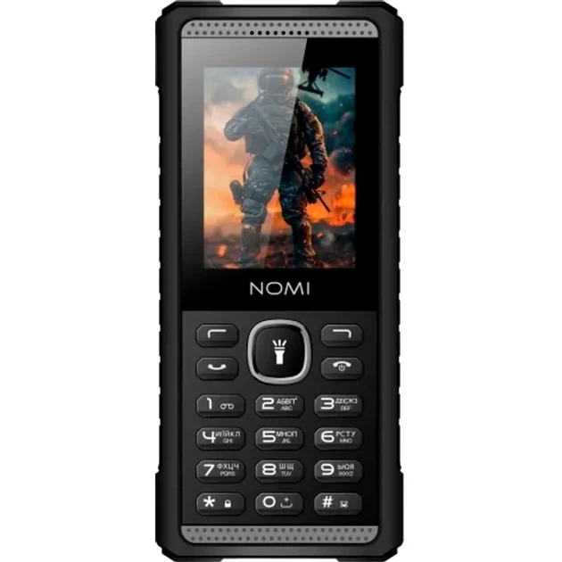 Термінал Nomi i2420 Black-grey - Фото 1 Термінал Nomi i2420 Black-grey - зображення 1