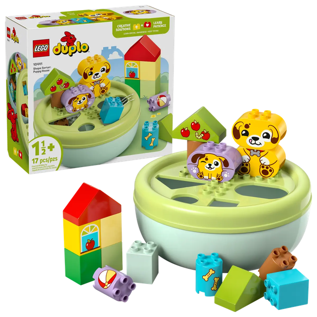Конструктор LEGO Duplo Сортер фігур: Будиночок для цуценят 17 елементів (43274) - зображення 1