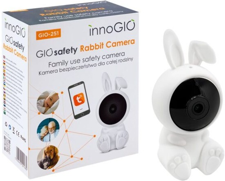 Niania elektroniczna Innogio GIOsafety Rabbit GIO-251 (5904405021682) - obraz 2