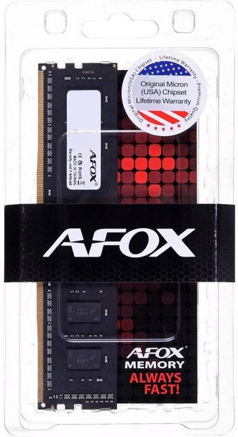 Pamięć RAM AFOX DDR4-3200 16384MB PC4-25600 (AFLD416PH1P) - obraz 2