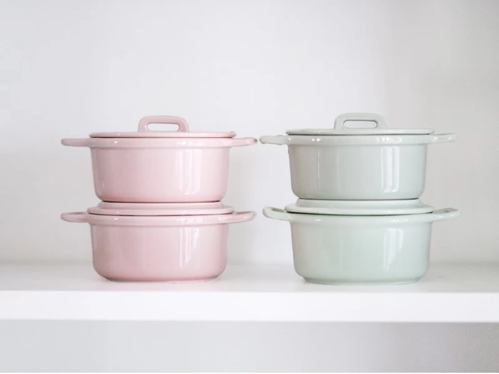 Каструля Buydeem керамічна Cozy Greenish 240 мл (6950386605693) - зображення 6