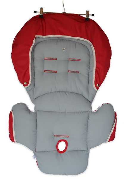 Чохол DavLu на стільчик для годування Peg Perego Prima Pappa Dinner Аналог Червоний (Ch-707) - зображення 2