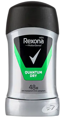Чоловічий антиперспірант Rexona Quantum Dry, 50 мл - Фото 1 Чоловічий антиперспірант Rexona Quantum Dry, 50 мл - зображення 1