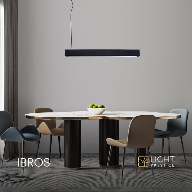 Lampa wisząca Light Prestige Ibros 18W Black (LP-7001/1P 20 BK-63 18 CCT) - obraz 2