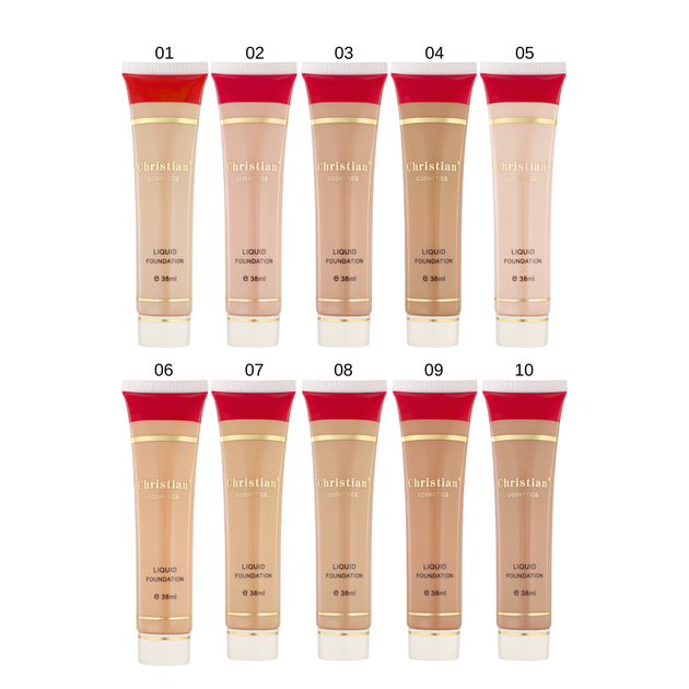 Тональна основа для обличчя Christian Liquid Foundation SPF10, № 05 Ванільно рожевий - зображення 3