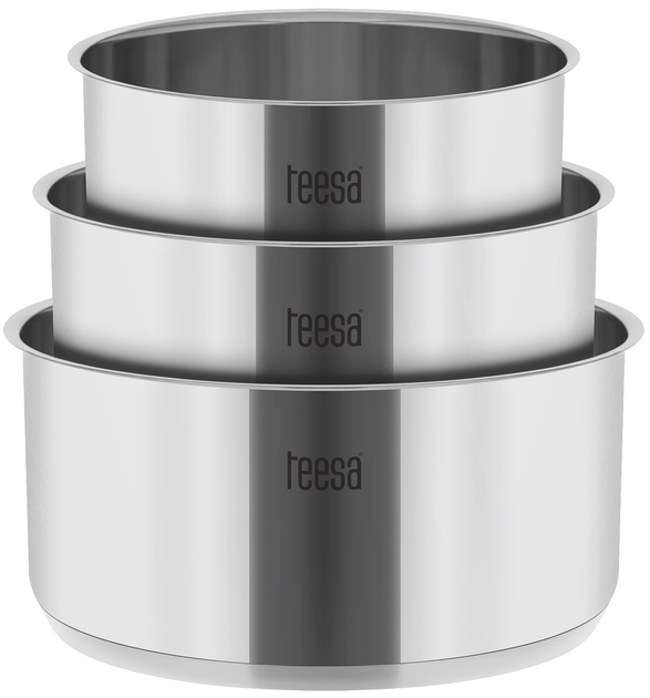 Zestaw garnków Teesa Cook Expert Single Hand TSA0148 z odłączaną rączką 4 elementy (5901890075114) - obraz 1