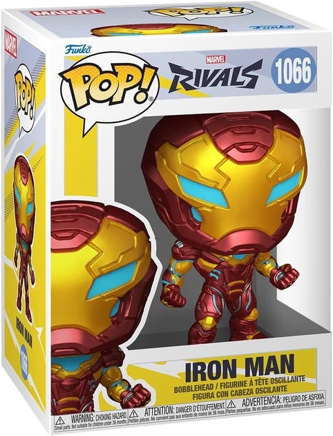 Фігурка Funko pop! Games: Marvel Rivals - Iron Man 9.7 см 1066 (83993) (0889698839938) - зображення 1