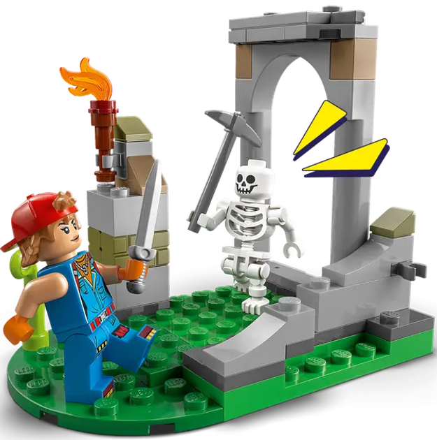 Zestaw klocków LEGO Fortnite Skórek i Iskra oraz obóz 250 elementów (77075) - obraz 5
