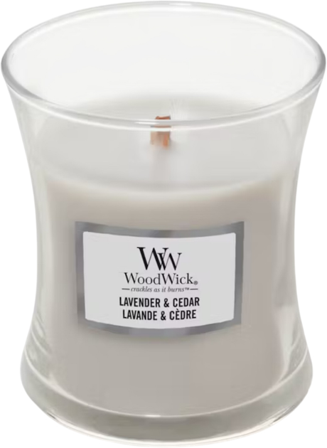 Ароматична свічка Woodwick Lavender & Cedar 85 г (5038581103273) - зображення 2