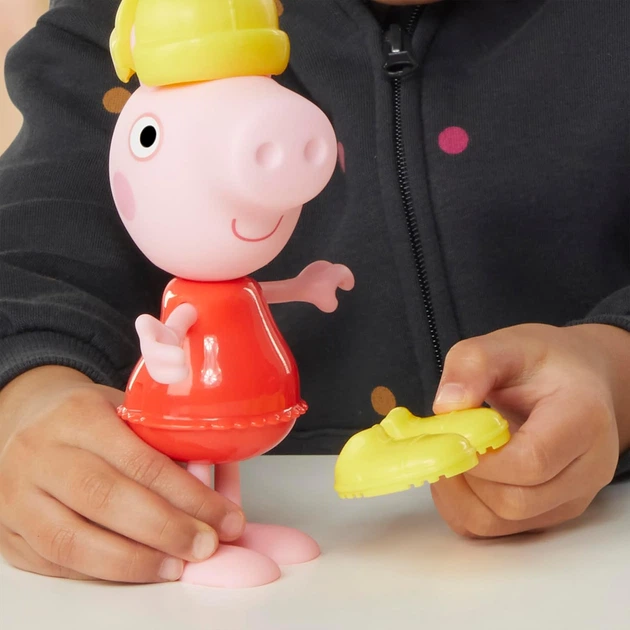 Игровой набор Модное приключение Одень Свинку Пеппу Peppa Pig Dress-Up Figure Hasbro (G0331) - Фото 8 Игровой набор Модное приключение Одень Свинку Пеппу Peppa Pig Dress-Up Figure Hasbro (G0331) - изображение 8