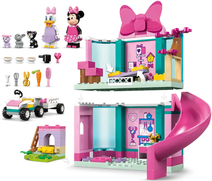 Конструктор LEGO Disney Отель для домашних животных Минни 161 элемент (43274) - изображение 4