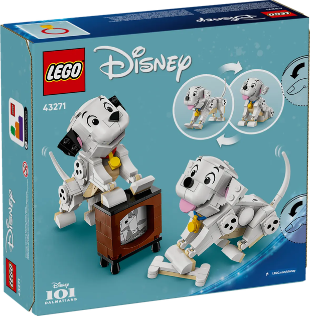 Конструктор LEGO Disney 101 далматинец - щенки Лаки и Пенни 268 элементов (43271) - изображение 9