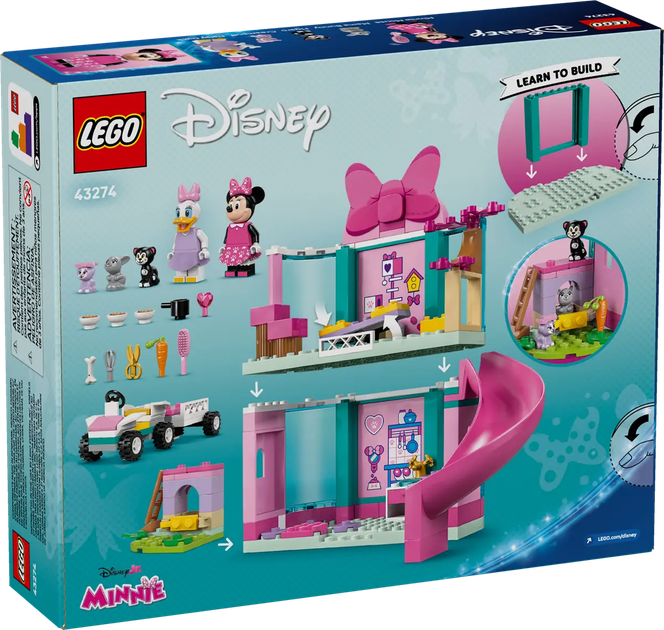 Конструктор LEGO Disney Отель для домашних животных Минни 161 элемент (43274) - изображение 10