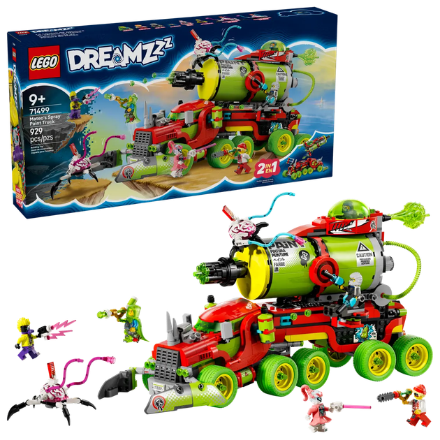 Конструктор LEGO DREAMZzzzz Распылитель Матео 929 элементов (71499
