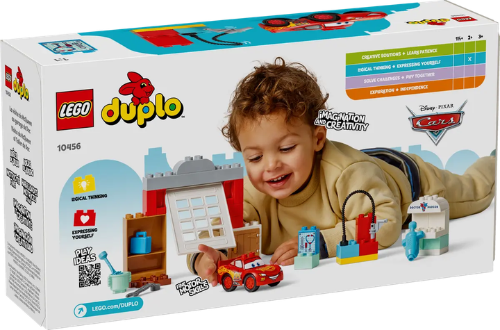Конструктор LEGO Duplo Визит МакКвина в мастерскую мэра 35 элементов (10456) - Фото 8 Конструктор LEGO Duplo Визит МакКвина в мастерскую мэра 35 элементов (10456) - изображение 8