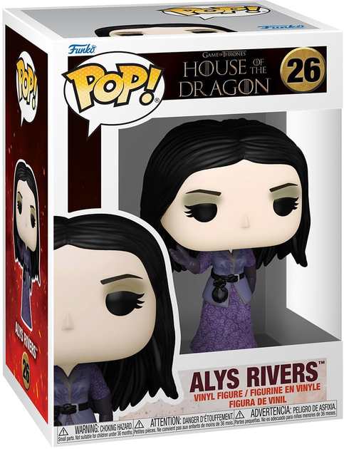 Фігурка Funko Pop! House of the Dragon: Alys Rivers 83463 (889698834636) - зображення 1