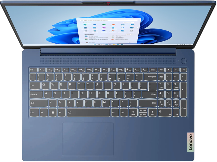 Ноутбук Lenovo IdeaPad Slim 3 15IAH8 (83ER00KFPB) Abyss Blue + рюкзак Lenovo Casual B210 - зображення 2