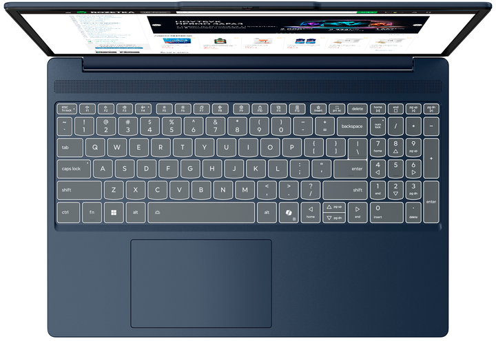 Laptop Lenovo IdeaPad Slim 3 15IRH10 (83K100CXPB) Cosmic Blue - obraz 4