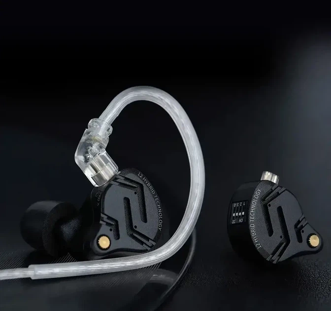 KZ ZS12 PRO X (With Switches & Mic.) - гібридні In Ear Monitor навушники 1DD+5BA Hybrid HIFI Bass - изображение 5