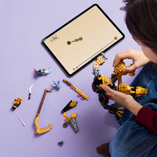 Конструктор LEGO Ninjago Бойовий робот Аріна Спін-джитсу 213 елементів (71839) - зображення 9