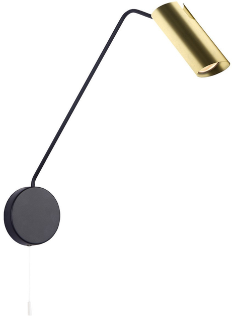 Настінний світильник Light Prestige Futuro LP-17001/1WL GD/BK - зображення 1