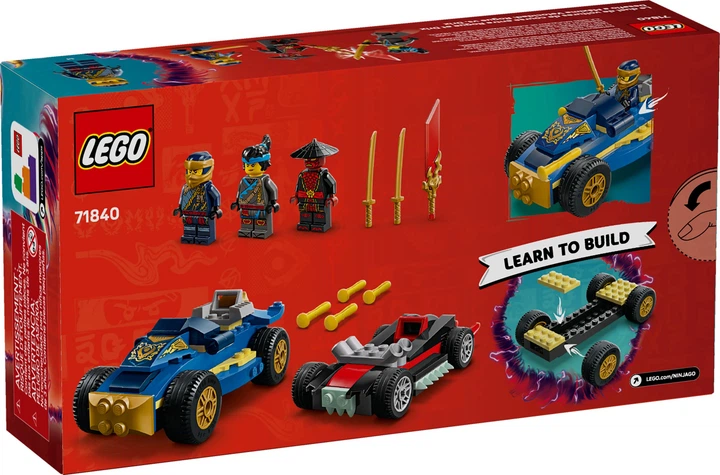 Конструктор LEGO Ninjago Роуг против Дрикса: Дуэль гонок 111 элементов (71840) - Фото 16 Конструктор LEGO Ninjago Роуг против Дрикса: Дуэль гонок 111 элементов (71840) - изображение 16
