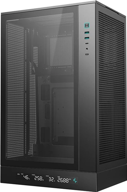 Корпус DeepCool CH270 Digital Black (R-CH270-BKNDM0-G-1) - зображення 2
