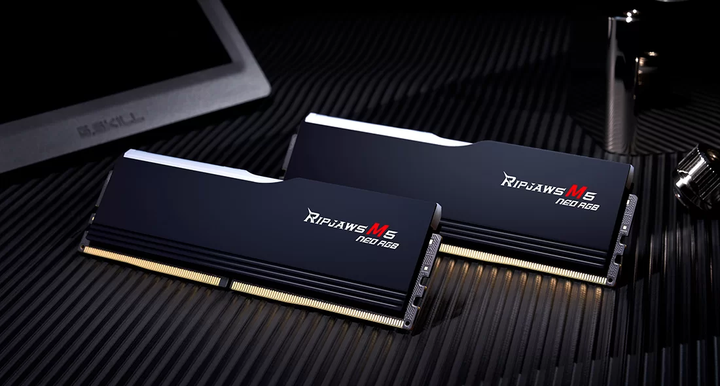 Pamięć RAM G.Skill DDR5-6000 32768MB PC5-48000 (Kit of 2x16384MB) Ripjaws M5 Neo RGB (F5-6000J3636F16GX2-RM5NRK) - obraz 4
